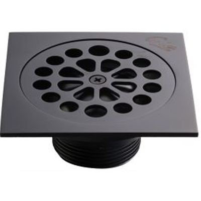 Show details for Gio Matt Black Square Shower Trap Picture of Gio Matt Black Square Shower Trap