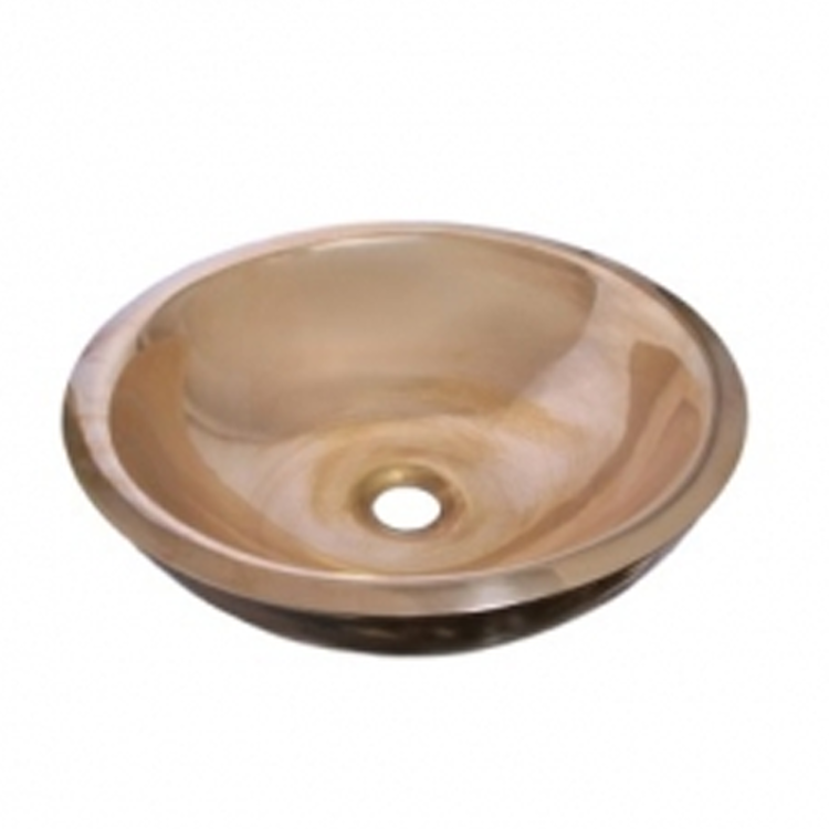 Picture of Rossco Small Double Skin Counter Top Basin (Brass)