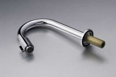 Show details for Round Deck Spout With 1/4 Turn Valve Picture of Round Deck Spout With 1/4 Turn Valve