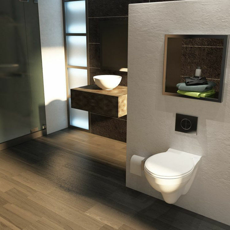 Picture of Sydney Wall Hung Pan With MDF Seat