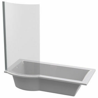 Show details for Tokyo Built-In Shower Bath with Shower Screen (Right Hand) Picture of Tokyo Built-In Shower Bath with Shower Screen (Right Hand)