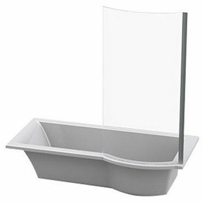 Show details for Tokyo Built-In Shower Bath with Shower Screen (Left Hand) Picture of Tokyo Built-In Shower Bath with Shower Screen (Left Hand)