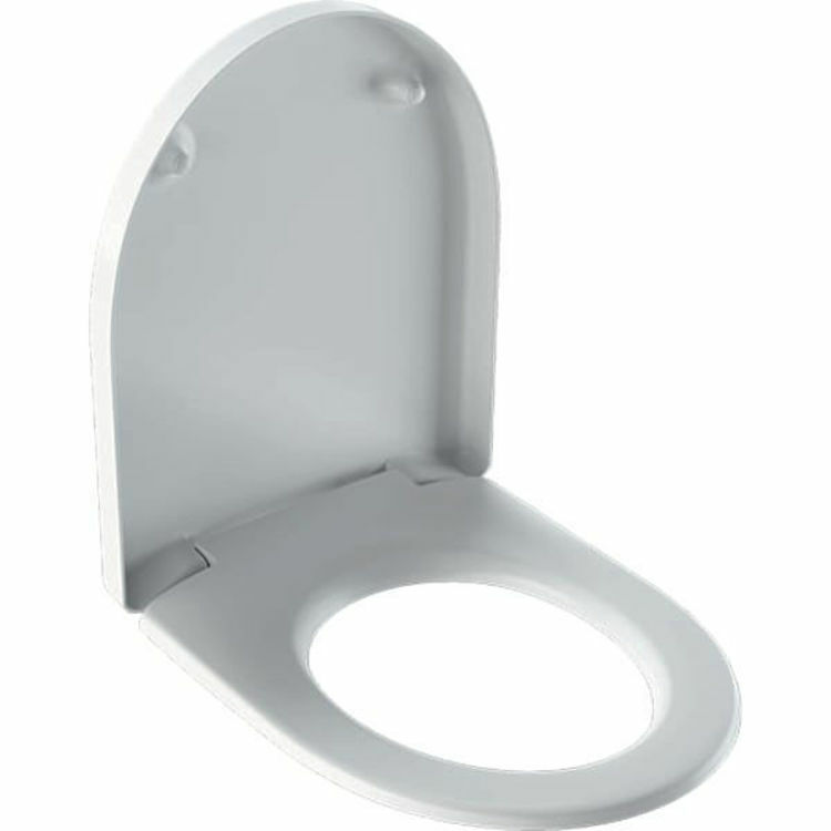 Picture of Geberit Icon Soft Close Overlapping Toilet Seat with Metal Hinges