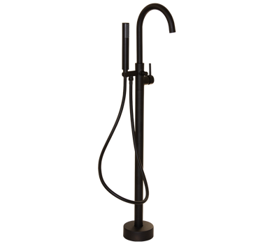 Show details for Blutide Neo Freestanding Bath Mixer with Hand Shower (Matt Black) Picture of Blutide Neo Freestanding Bath Mixer with Hand Shower (Matt Black)