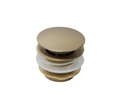 Show details for Blutide Pop Up Bath Waste (Brushed Brass) Picture of Blutide Pop Up Bath Waste (Brushed Brass)