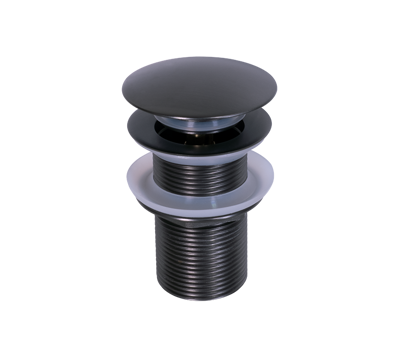 Show details for Blutide Basin Waste Pop Up Unslotted (Gun Metal) Picture of Blutide Basin Waste Pop Up Unslotted (Gun Metal)