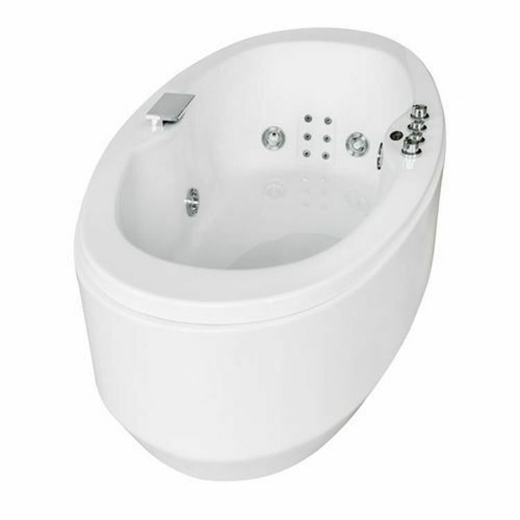Picture of Cloud Oval Deluxe Built-In Jet Bath