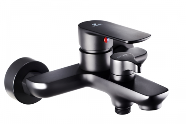 Picture of Cobra Seine Wall Type Exposed Bath Mixer (Matt Black)
