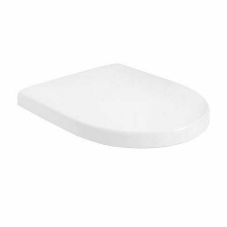 Picture of Geberit Icon Soft Close Overlapping Toilet Seat with Metal Hinges