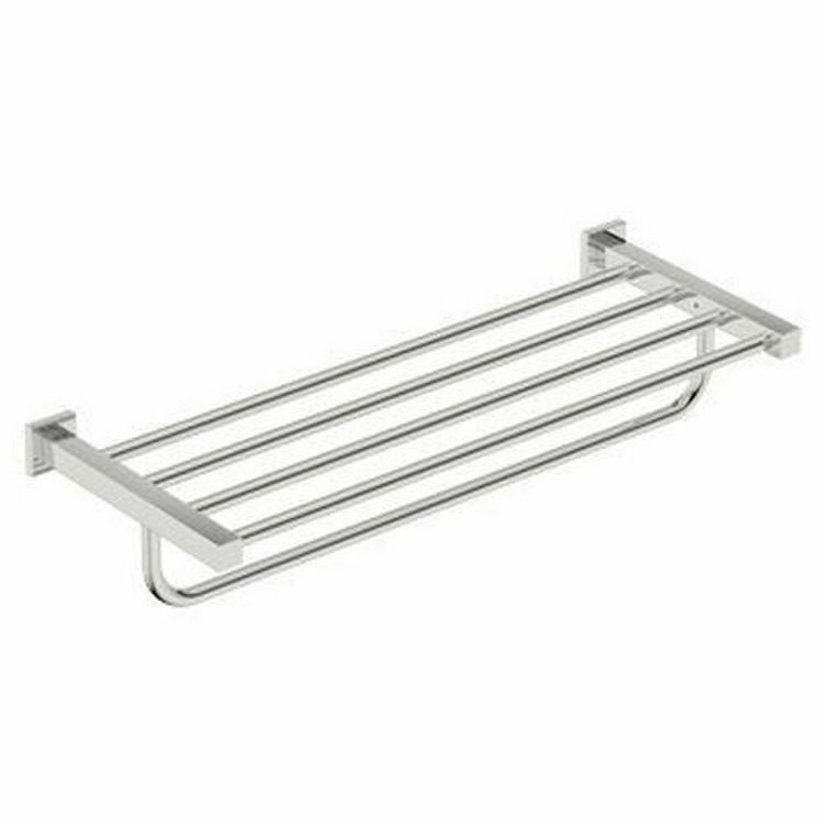 Picture of Bathroom Butler 8593 Towel Shelf & 650 mm Hang Bar Polished