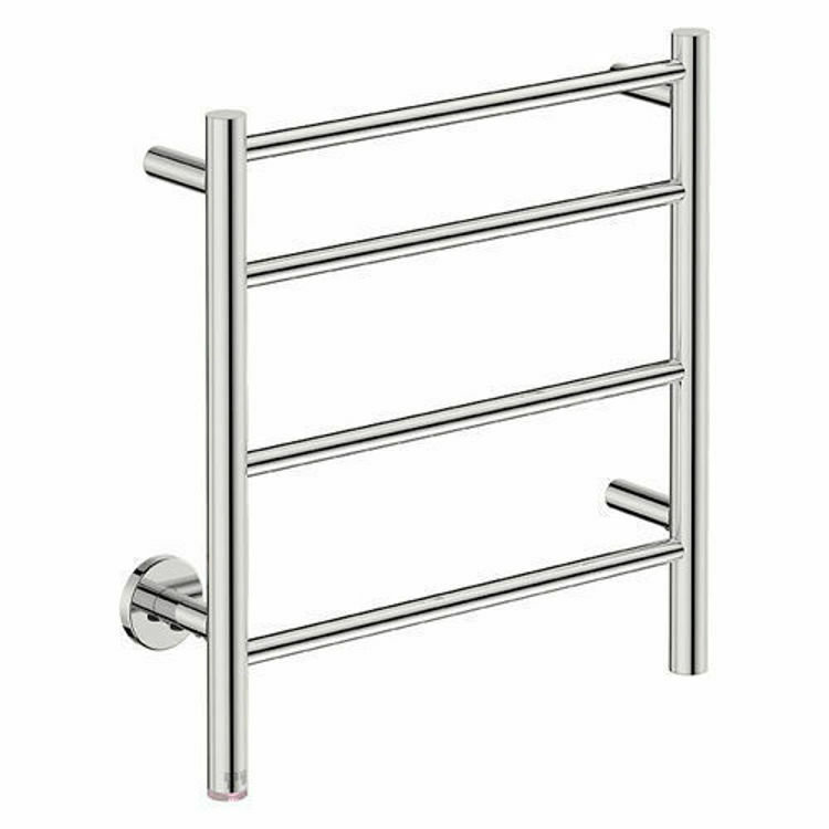 Picture of Bathroom Butler Natural 4 Bar 500 mm Heated Towel Rail Straight PT Select (Polished)