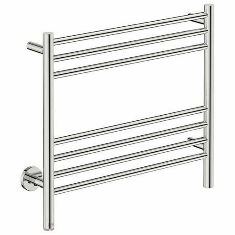 Picture of Bathroom Butler Natural 7 Bar 650 mm Heated Towel Rail Straight PTS Switch Polished