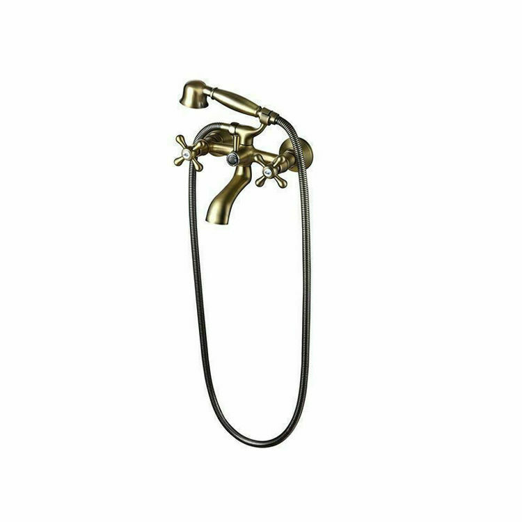 Picture of Bijiou Adour Bath Mixer with Hand Shower in Bronze Finish