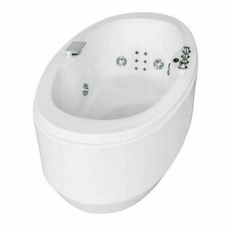 Picture of Cloud Oval Deluxe Built-In Jet Bath