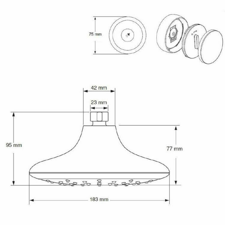Picture of Cobra Spectra eTouch Bluetooth Shower Head