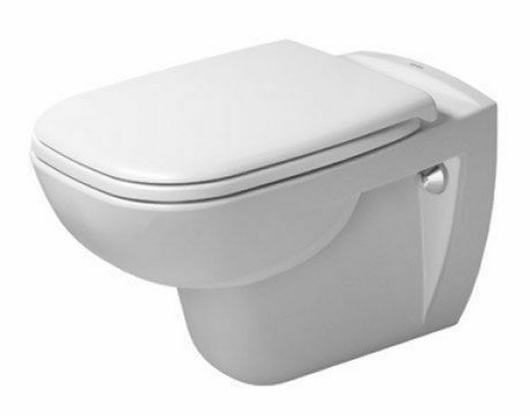 Picture of D-Code Wall-mounted toilet White High Gloss 545 mm