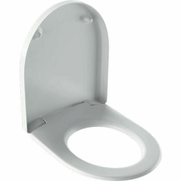Picture of Geberit Icon Soft Close Overlapping Toilet Seat with Metal Hinges
