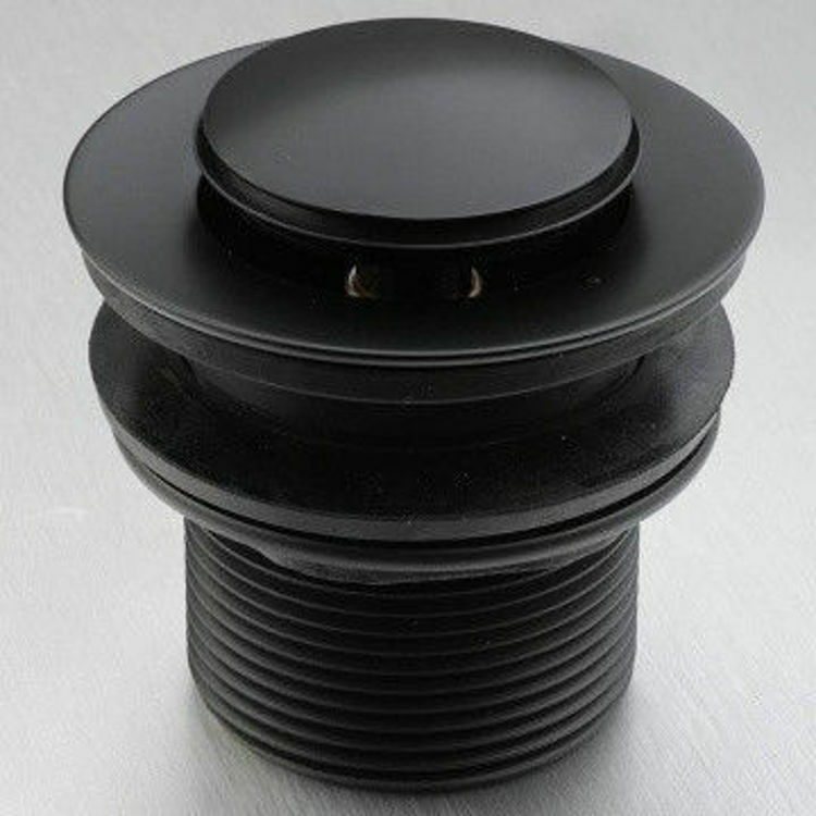 Picture of Gio Matt Black Pop Up Bath Waste (Long)