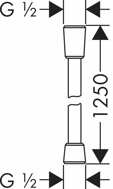 Picture of Hansgrohe Isiflex Shower Hose 1250 mm