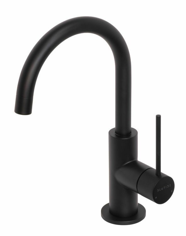 Picture of LACE  BASIN MIXER GOOSENECK BLACK