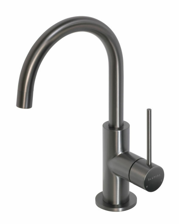 Picture of LACE  BASIN MIXER GOOSENECK GUNMETAL