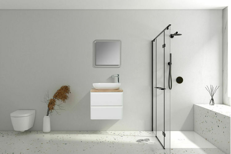 Picture of LAZIO 600 DOUBLE DRAWER TOP & BASIN COMBO