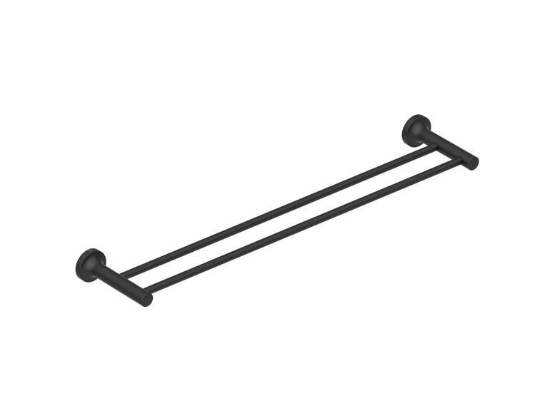 Picture of Liquid Red Felicity Double Towel Rail 650 mm (Black)
