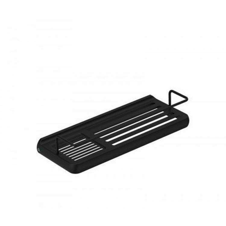 Picture of Liquid Red Integrity Shower & Soap Shelf Blk