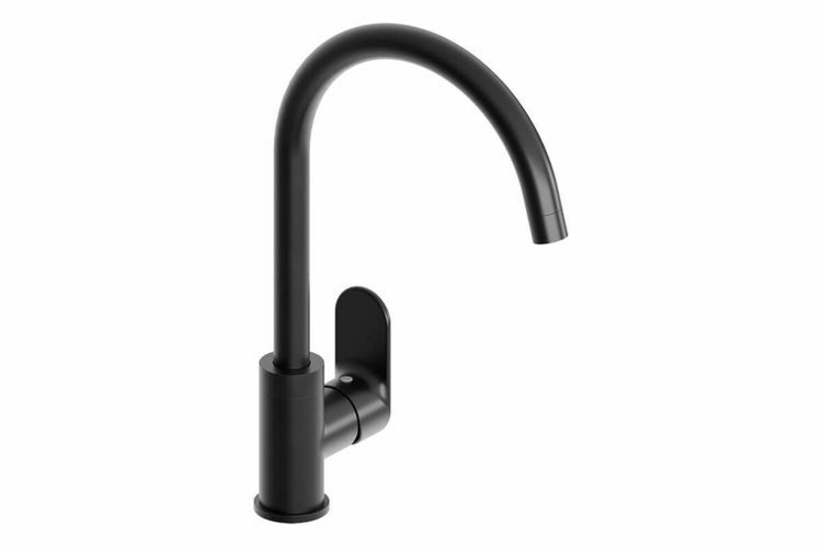 Picture of Liquid Red Solace Kitchen Sink Mixer (Matt Black)