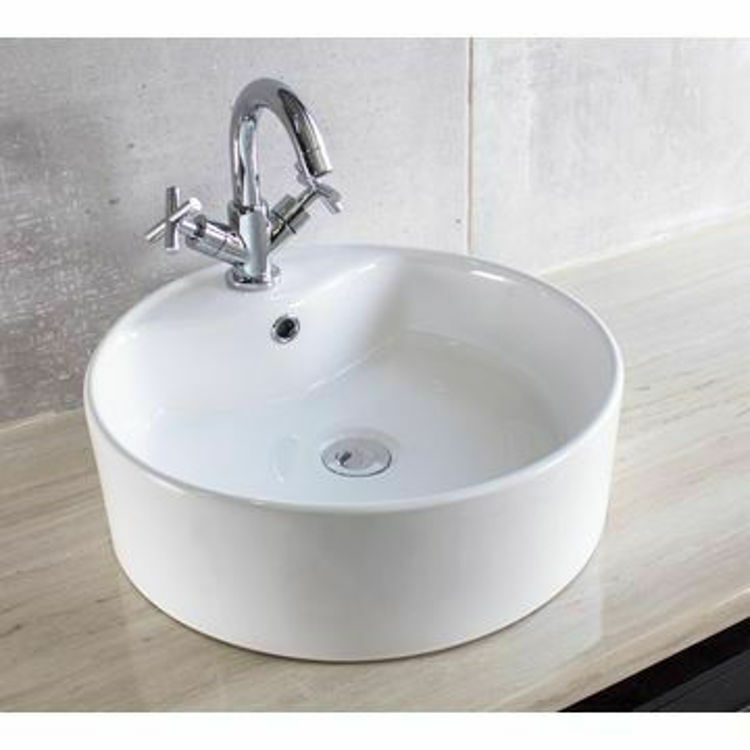 Picture of Rossco Round Counter Top Basin with Tap Hole (460 mm)