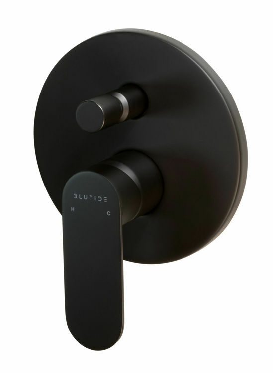 Picture of SATIN CONCEALED DIVERTER BLACK TRIM KIT