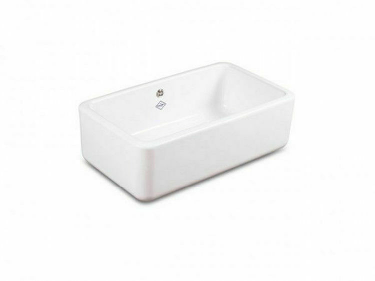 Picture of Shaws Single Bowl 800 Handcrafted Fireclay Sink