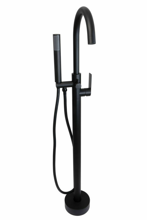 Picture of SILK FREE STAND BATH MIXER BLACK