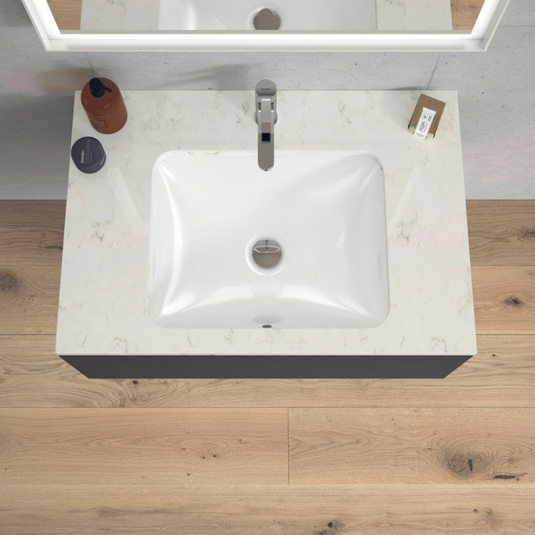 Picture of Starck 3 Built-in basin White High Gloss 530 mm