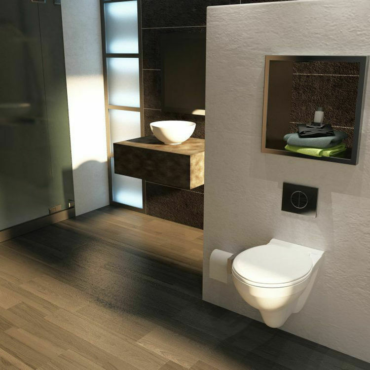 Picture of Sydney Wall Hung Pan With MDF Seat