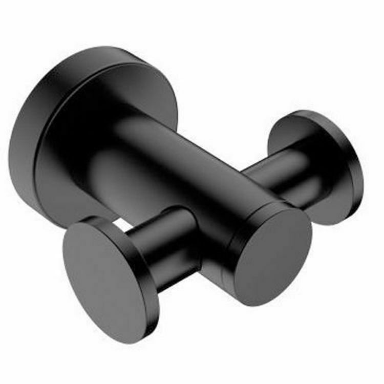 Picture of Bathroom Butler 4611 Double Robe Hook Matt Black