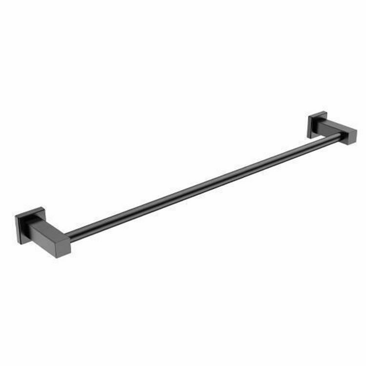 Picture of Bathroom Butler 8572 Single Towel Rail 650 mm Matt Black