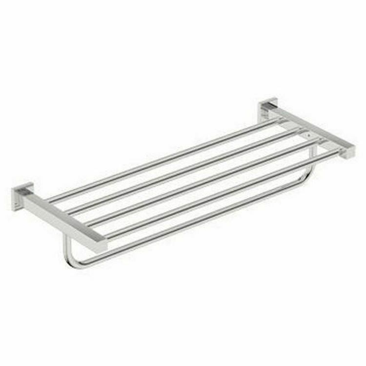 Picture of Bathroom Butler 8593 Towel Shelf & 650 mm Hang Bar Polished
