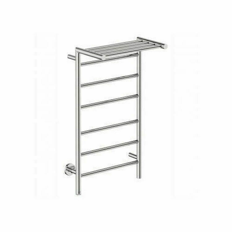Picture of Bathroom Butler Edge 10 Bar Heated Towel Rail 500 mm Straight PTS Switch Polished