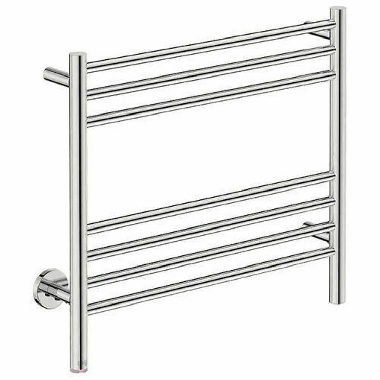 Picture of Bathroom Butler Natural 7 Bar 650 mm Heated Towel Rail Straight PTS Switch Polished