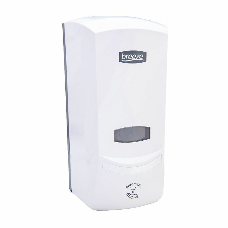 Picture of SOAP DISPENSER BREEZE 1 LITRE AUTO SENS WHT (N (NO NOZ) WASD-1081