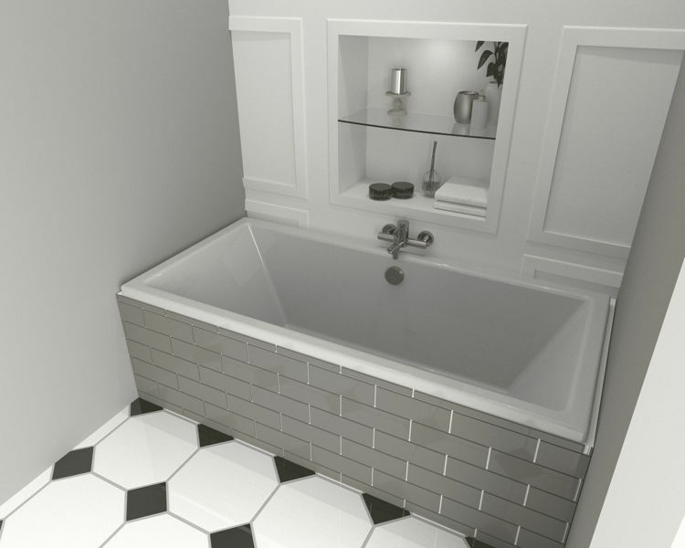 Picture of FARO BUILT-IN BATH C/W 1515 x 720 x 460 MM