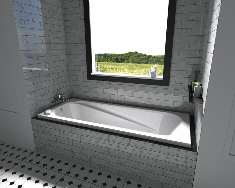 Picture of ROMA BUILT-IN BATH (NO HANDS) 1690 x 700 MM