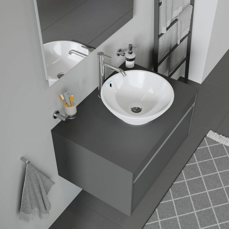 Picture of Bacino Washbowl White High Gloss 420 mm